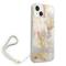 Guess GUESS iPhone 14 Plus Skal Flower Strap - Lila