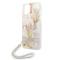Guess GUESS iPhone 14 Plus Skal Flower Strap - Lila