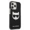 KARL LAGERFELD Karl Lagerfeld iPhone 13 Pro Max Skal Choupette Head - Svart