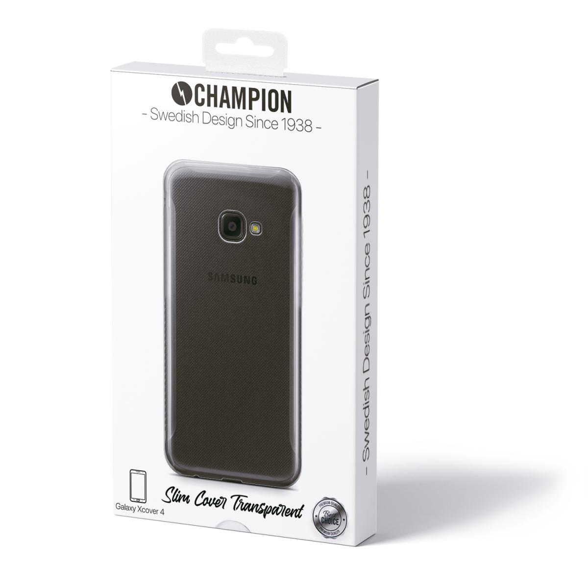 Champion Champion Slim Skal för Samsung Galaxy Xcover 4 - Transparent