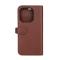 BUFFALO BUFFALO äkta läder iPhone 15 Pro Max Plånboksfodral 3 Kort Magsafe - Brun