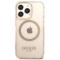 Guess GUESS iPhone 13 Pro Max Skal MagSafe Gold Outline Translucent - Rosa