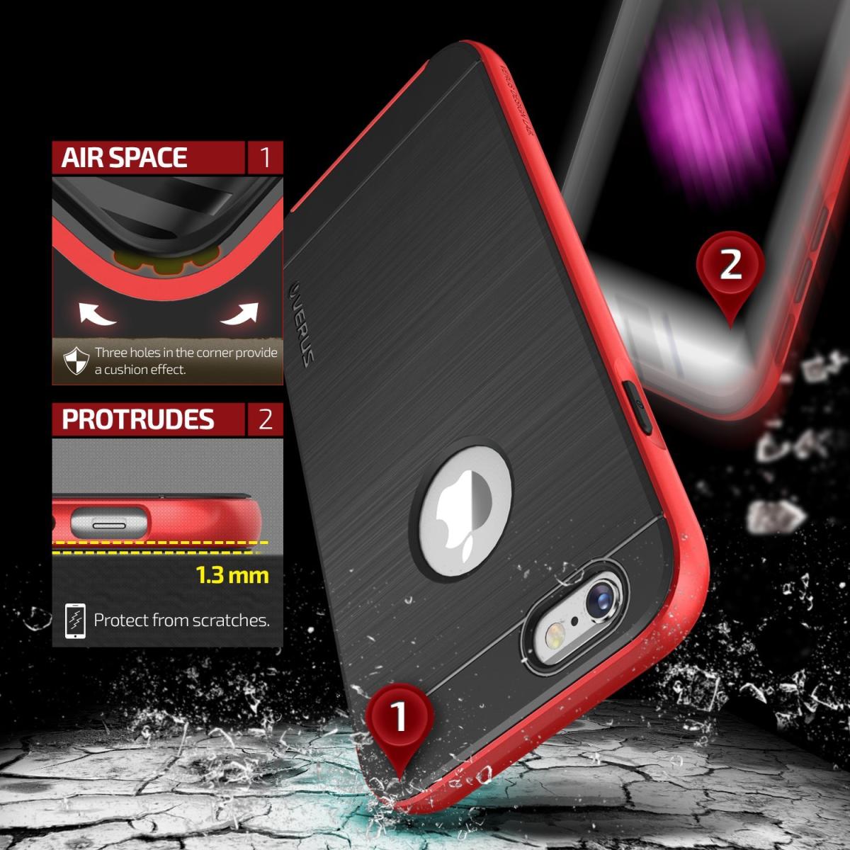 VERUS Verus High Pro Shield Skal till Apple iPhone 6(S) Plus - Crimson Red