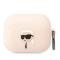 KARL LAGERFELD Karl Lagerfeld AirPods Pro Skal Silicone Karl Head 3D - Rosa