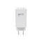 GEAR GEAR - Laddare GAN 220V 2xUSB-C Plus 1xUSB-A 65W - Vit