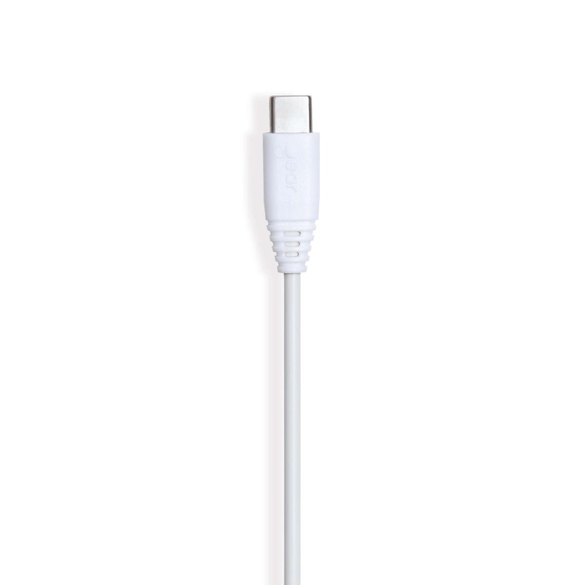 GEAR GEAR Laddkabel USB-C till USB-A kabel 2.0 0.3m Vit Rund