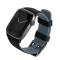 UNIQ Uniq Apple Watch 4/5/6/7/8/SE/SE2 (38/40/41mm) Armband Silicon - Midnight Svart