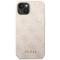 Guess Guess iPhone 14 Plus Mobilskal Metall Gold Logo - Rosa