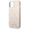 Guess Guess iPhone 14 Plus Mobilskal Metall Gold Logo - Rosa