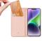 Dux Ducis DUX DUCIS Skin Pro iPhone 15 Plus Plånboksfodral PU Läder - Rosa