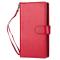 OEM 2-i-1 Plånboksfodral med 9 Kortplatser Galaxy S22 Plus 5G - Röd