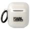 KARL LAGERFELD KARL LAGERFELD AirPods 1/2 Skal Gliter Karl&Choupette - Clear
