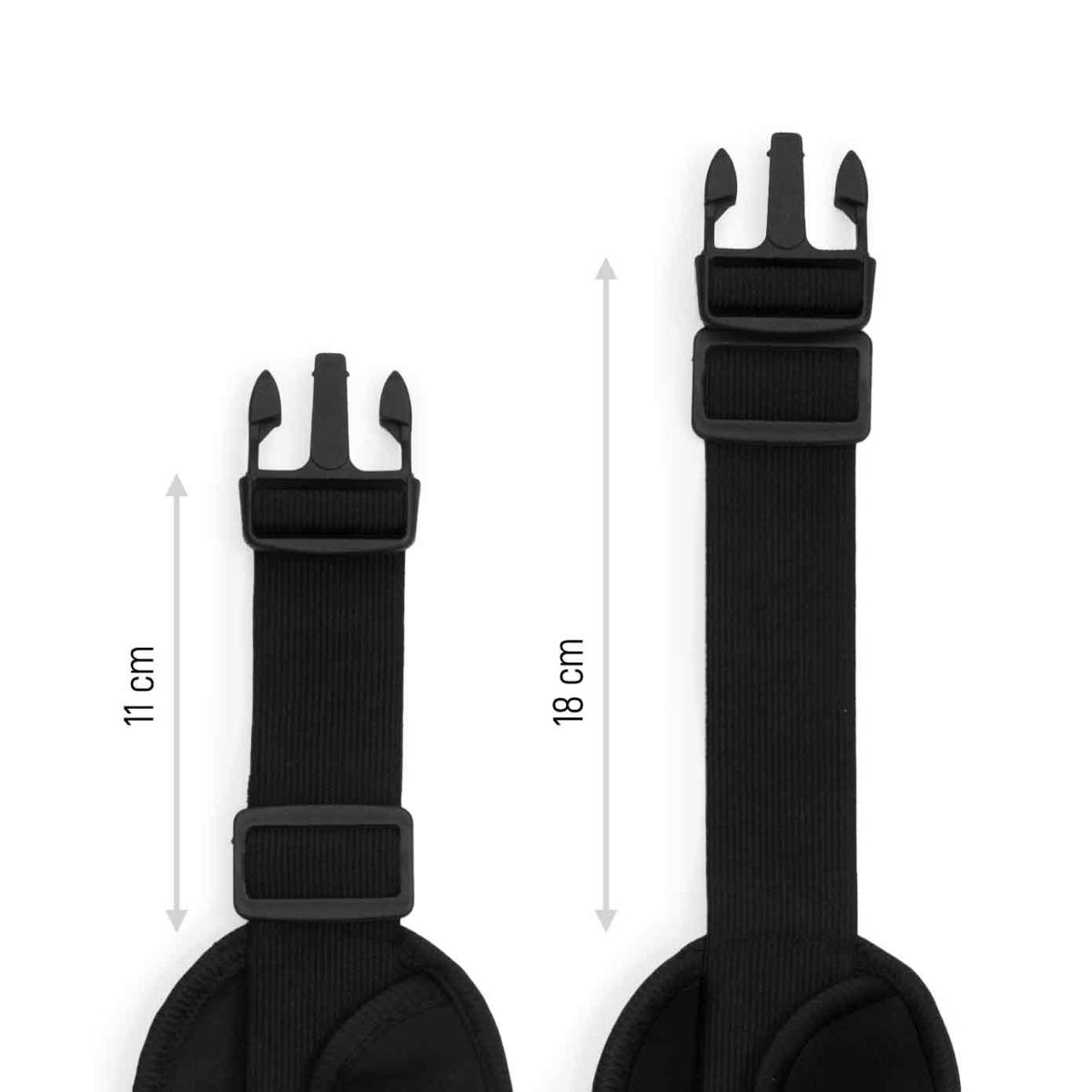 Wozinsky Wozinsky expanderbart löparbälte/Waistband - Svart