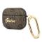 Guess Guess Script Metall Collection Skal AirPods Pro - Brun