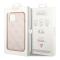 Guess Guess iPhone 14 Plus Mobilskal Metall Gold Logo - Rosa