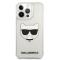 KARL LAGERFELD Karl Lagerfeld Choupette Head Skal iPhone 13 Pro Max - Transparent