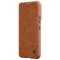 Nillkin Nillkin Galaxy S22 Plus Plånboksfodral Qin Läder Pro Holster Flip - Brun