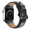 OEM Läderarmband kompatibelt med Apple Watch 4/5/6/7/SE 42/44mm Svart