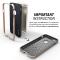 Caseology Caseology Bumper Frame Skal till Apple iPhone 6(S) Plus - Carbon Svart