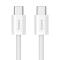 BASEUS Baseus USB-C till USB-C kabel Superior 30W 480Mb/s kabel 2m - Vit