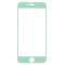 OEM Curved Edge Colored Härdat Glas Skärmskydd till Apple iPhone 6 Plus - Turkos