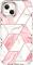 OEM Marble Grid 360° Skal iPhone 13 - Rosa