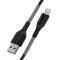 Forcell Forcell Carbon USB Till Lightning Kabel 1m - Svart