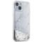 Guess Guess Mobilskal till iPhone 14 Liquid Glitter Marble - Vit