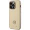 Guess Guess Mobilskal till iPhone 15 Pro Strass Metal Logo - Guld