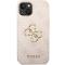 Guess Guess iPhone 15 Plus Mobilskal Big Metall Logo - Rosa