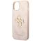 Guess Guess iPhone 15 Plus Mobilskal Big Metall Logo - Rosa