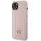 Guess Guess Mobilskal till iPhone 15 Silikon Logo Strass - Rosa