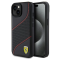 KARL LAGERFELD Ferrari Mobilskal till iPhone 15/14/13 Perforated Waves Metal Logo