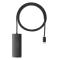 BASEUS Baseus HUB USB-C 4x USB-A till USB-C Kabel 1m - Svart