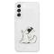 KARL LAGERFELD Karl Lagerfeld Choupette Eat Skal Galaxy S22 Plus - Transparent