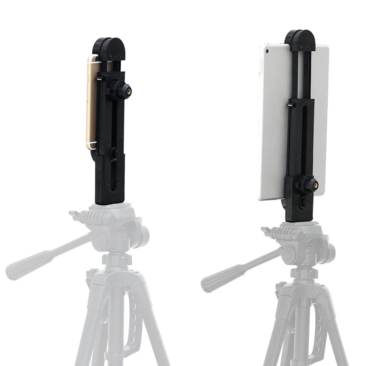 GEAR GEAR Tablethållare Foto för Stativ Svart Med infästning för 1/4