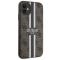 Guess Guess Mobilskal till iPhone 11/XR MagSafe Printed Stripes - Brun