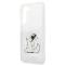 KARL LAGERFELD Karl Lagerfeld Choupette Eat Skal Galaxy S22 Plus - Transparent