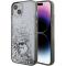 KARL LAGERFELD KARL LAGERFELD Mobilskal till iPhone 15 Plus Liquid Glitter Choupette