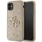 Guess Guess Mobilskal till iPhone 11/XR Glitter Script Big 4G - Svart