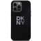 DKNY DKNY Mobilskal till iPhone 15 Pro Liquid Silikon Metal Logo - Svart
