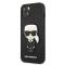 KARL LAGERFELD Karl Lagerfeld Saffiano Ikonik Karl`s Patch Skal iPhone 13 mini - Svart