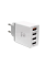 SiGN SiGN Snabbladdare 4xUSB-A PD & Q.C 3.0. 33W - Vit