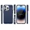 OEM iPhone 14 Pro Skal Carbon Fiber Texture - Blå