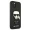 KARL LAGERFELD Karl Lagerfeld Saffiano Ikonik Karl`s Patch Skal iPhone 13 mini - Svart