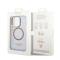Guess GUESS iPhone 14 Pro Max Skal MagSafe Gold Outline Translucent - Lila