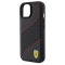KARL LAGERFELD Ferrari Mobilskal till iPhone 15/14/13 Perforated Waves Metal Logo