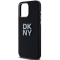 DKNY DKNY Mobilskal till iPhone 15 Pro Liquid Silikon Metal Logo - Svart