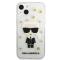KARL LAGERFELD Karl Lagerfeld Flower Ikonik Karl Skal iPhone 13 mini - Transparent