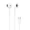 Dudao Dudao In-Ear Hörlurar med USB Typ-C Kontakt - Vit
